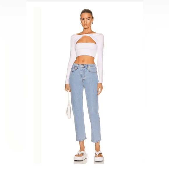 Redone straight leg jeans - Picture 1 of 14